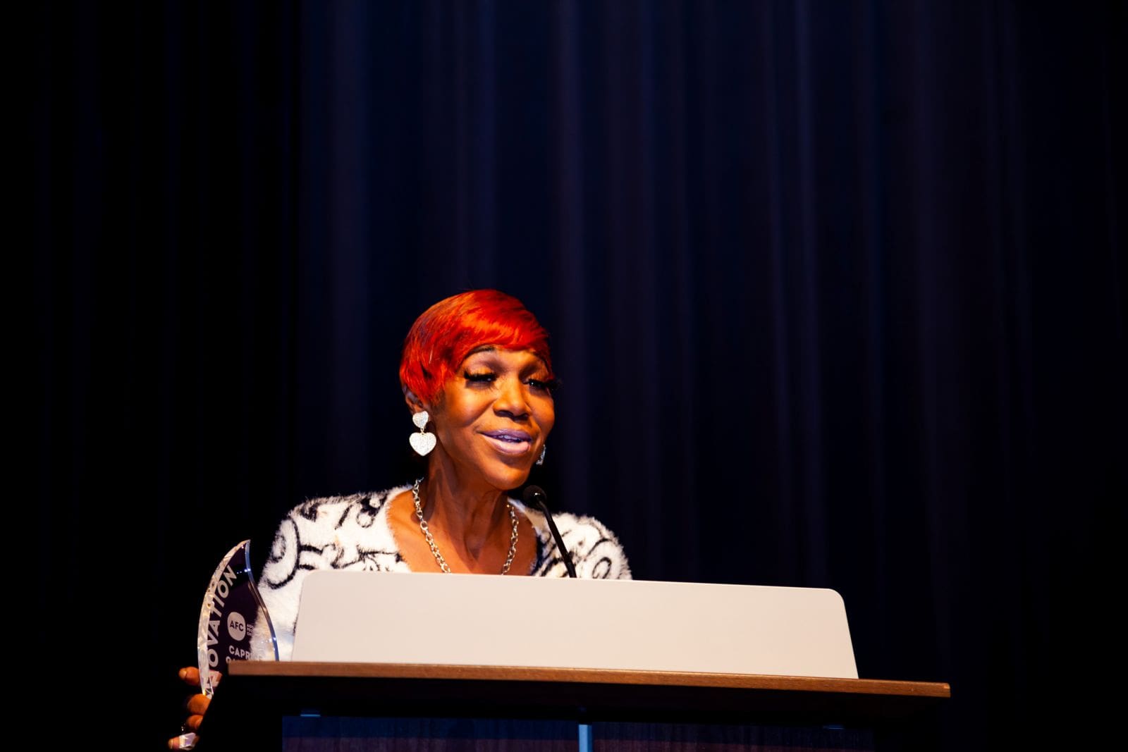 Caprice Carthans speaking